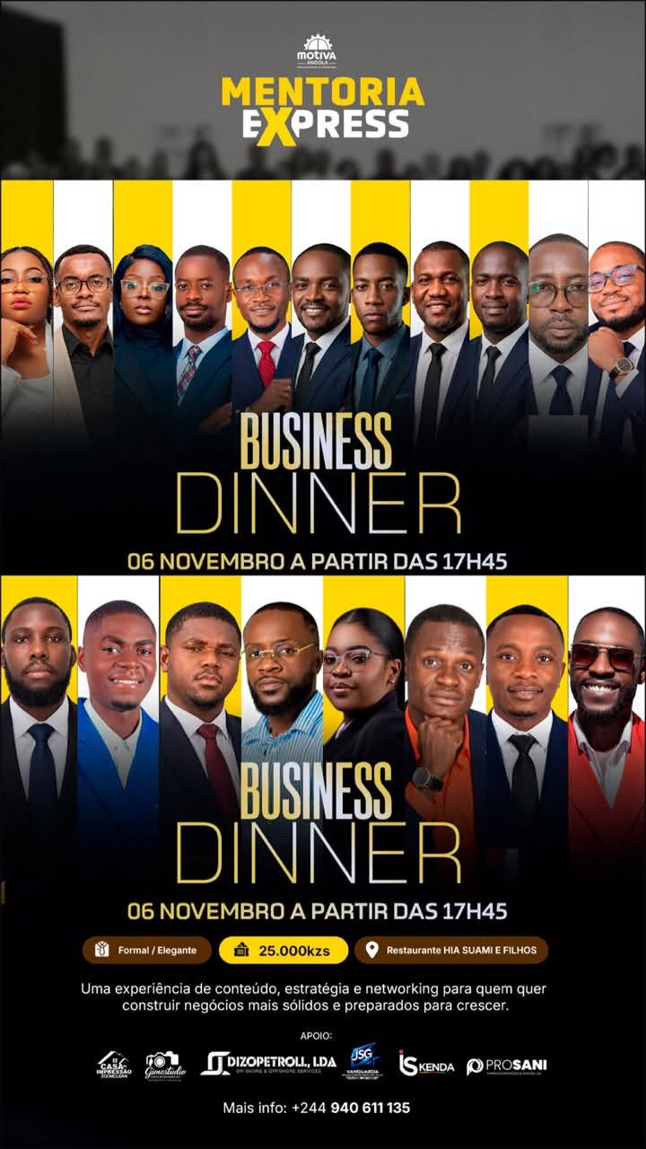 Mesa Executiva e Networking do Mentoria Express Business Dinner